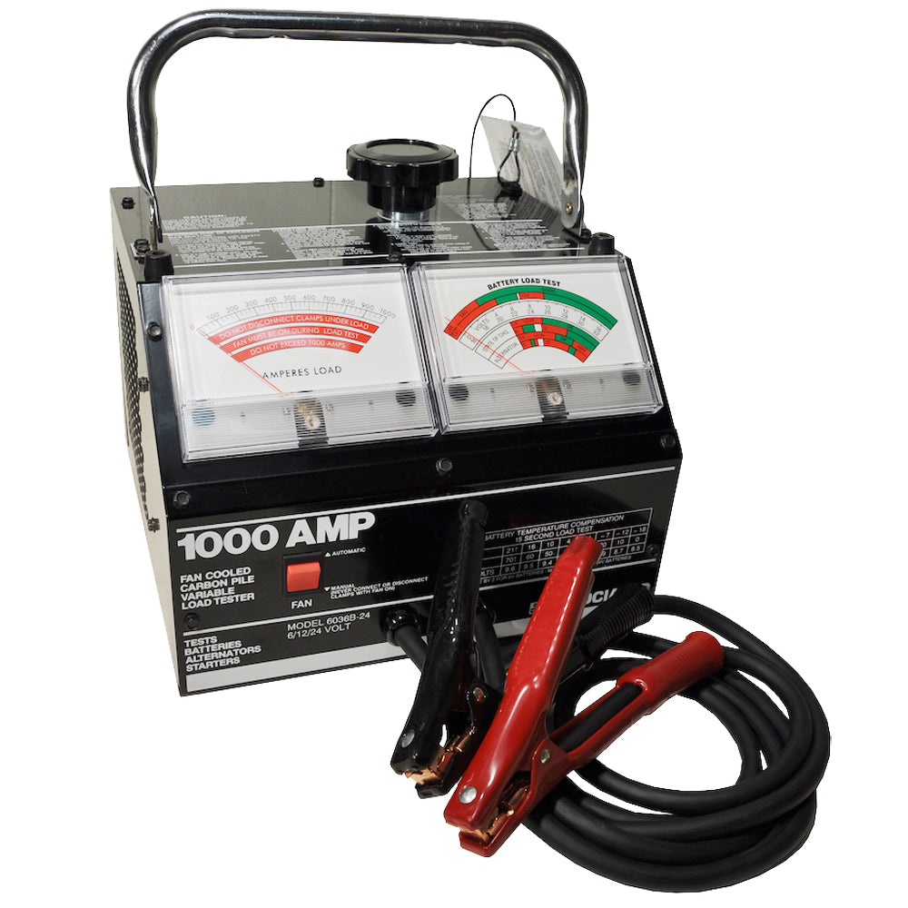 Associated 6036B-24 1000A, 6/12/24V Heavy-Duty Variable Carbon Pile Load Tester