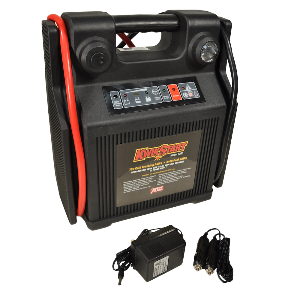 Associated 6296 KwikStart 12/24 Volt Portable Power and Jump Starter