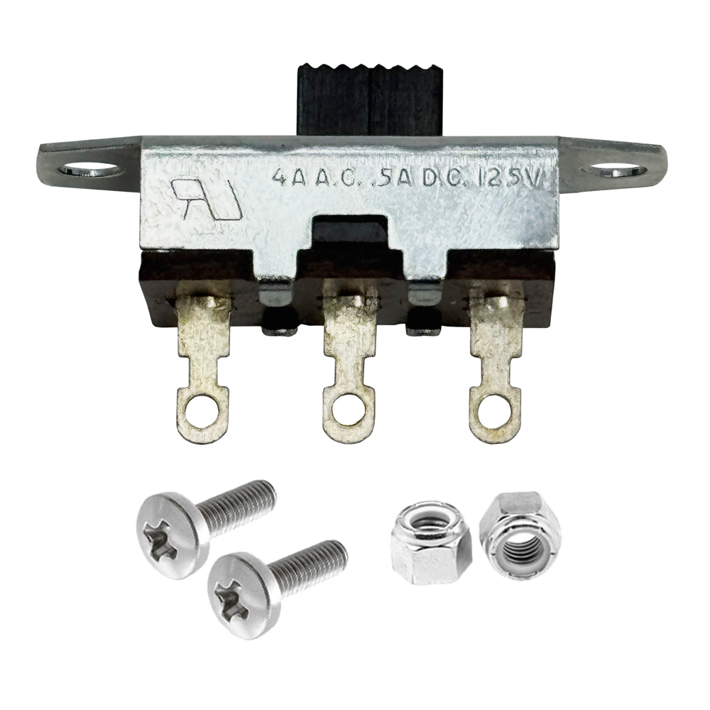 696366 - Switch Kit - 2-Position Slide Switch (3 terminal) - replaces Schumacher 0499000032