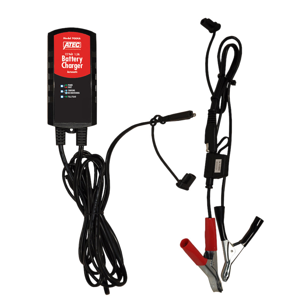 Associated ATEC 9004A Automatic 12 Volt 1.5 Amp Smart Charger/Maintainer/Rejuvenator