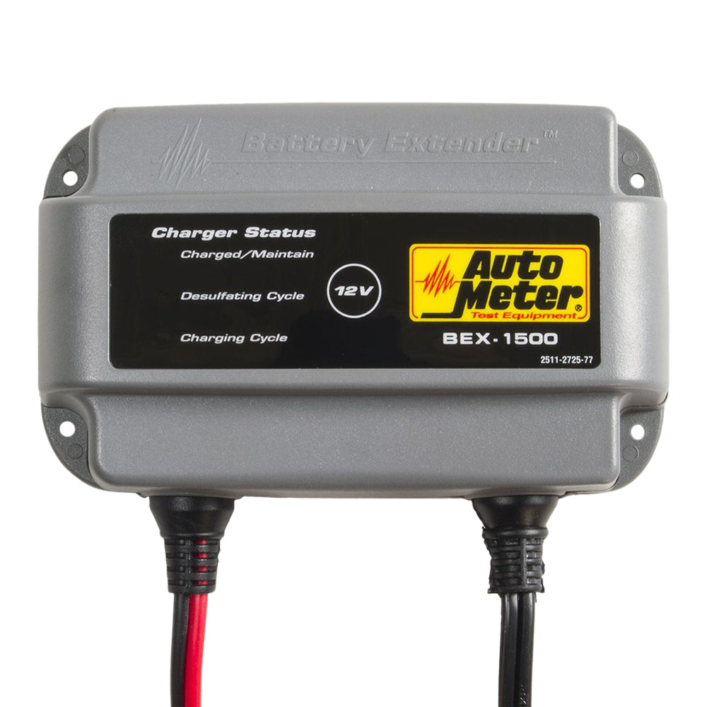 AutoMeter BEX-1500 Battery Extender - 12V/1.5A Charger/Maintainer