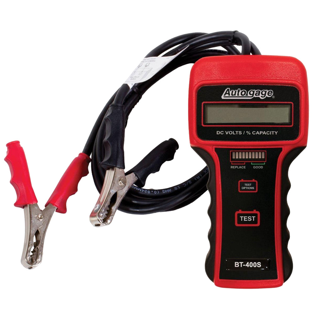 AutoMeter BT-400S Autogage 12V Heavy Duty Battery Tester