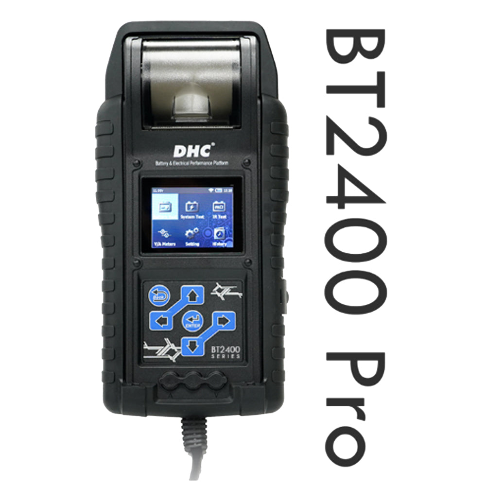 DHC BT2400PRO - Professional Cloud-Ready Battery & Electrical System Tester w/ Printer, App & Bluetooth