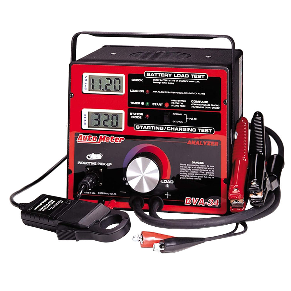 AutoMeter BVA-34 Heavy-Duty 800 Amp Variable Load Battery/Electrical System Tester