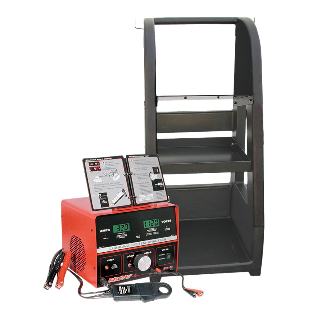 AutoMeter BVA-36K BVA-36/2 Heavy-Duty 800 Amp Load Tester Combo with ES-8 Stand