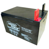 Energy Power 12V, 15AH SLA AGM Battery - B1 Terminals (M6 Nut & Bolt)