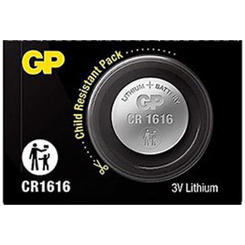 GP-CR1616 - GP 1616 Lithium Coin Cell, 3V