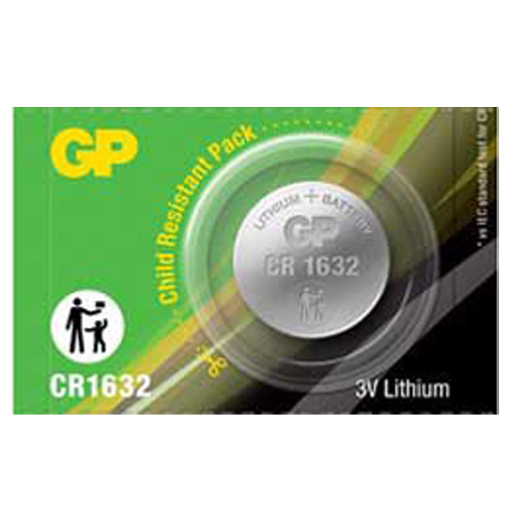 GP-CR1632 - GP 1632 Lithium Coin Cell, 3V