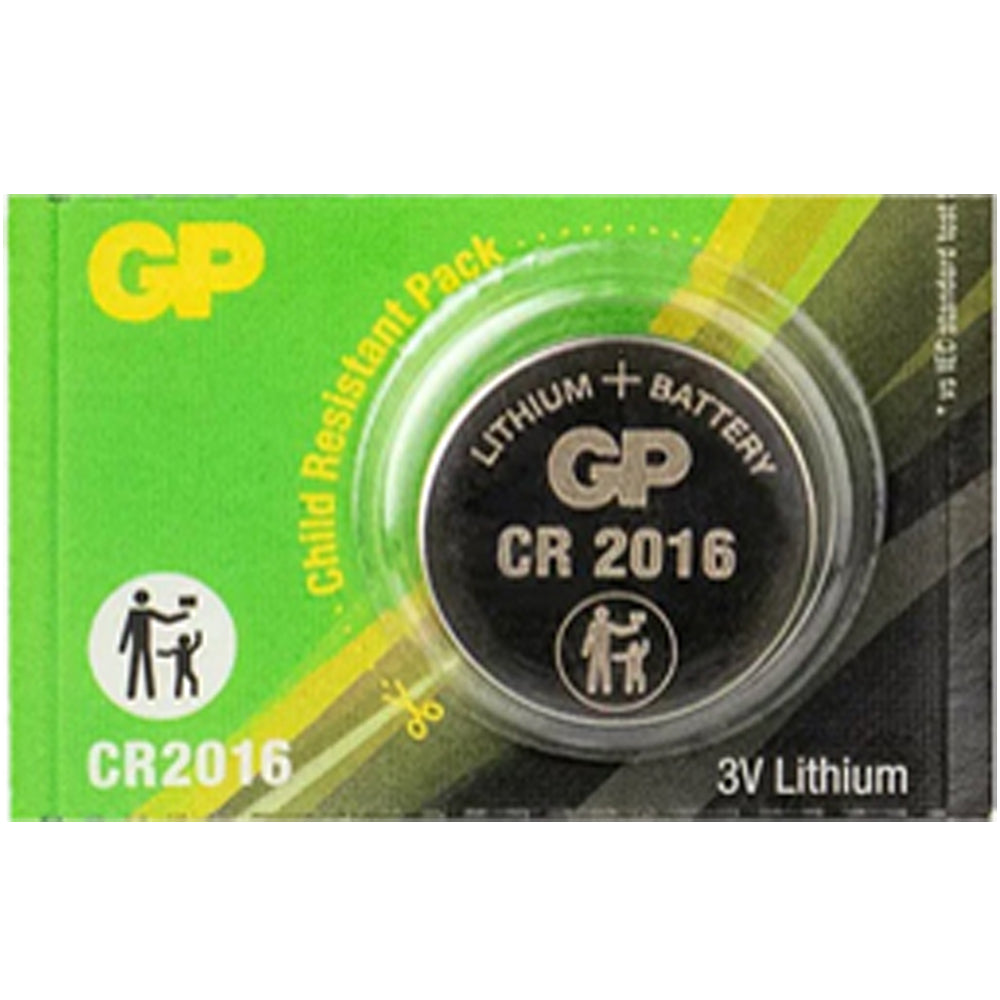 GP-CR2016 - GP 2016 Lithium Coin Cell, 3V