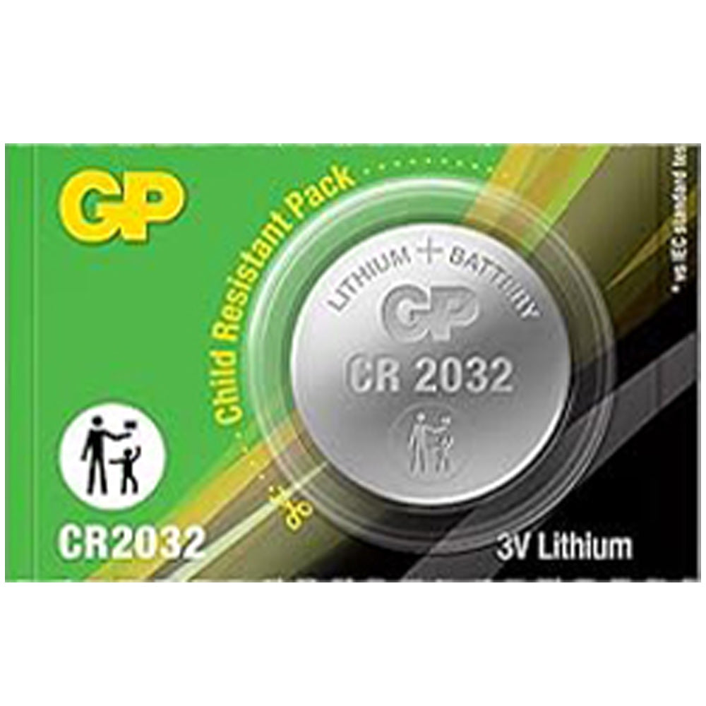 GP-CR2032 - GP 2032 Lithium Coin Cell, 3V