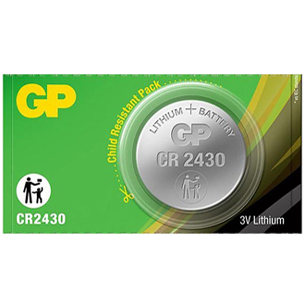 GP-CR2430 - GP 2430 Lithium Coin Cell, 3V