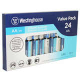 LR06-CB24 - Westinghouse AA Dynamo Alkaline Batteries - Box of 24