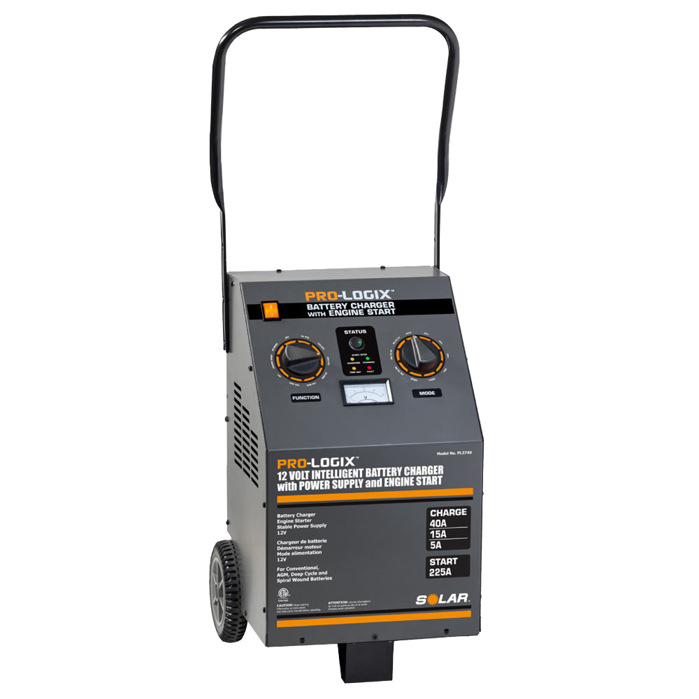 Solar PL3740 40/15/5/225A 12V Intelligent Wheel Charger With Engine Start