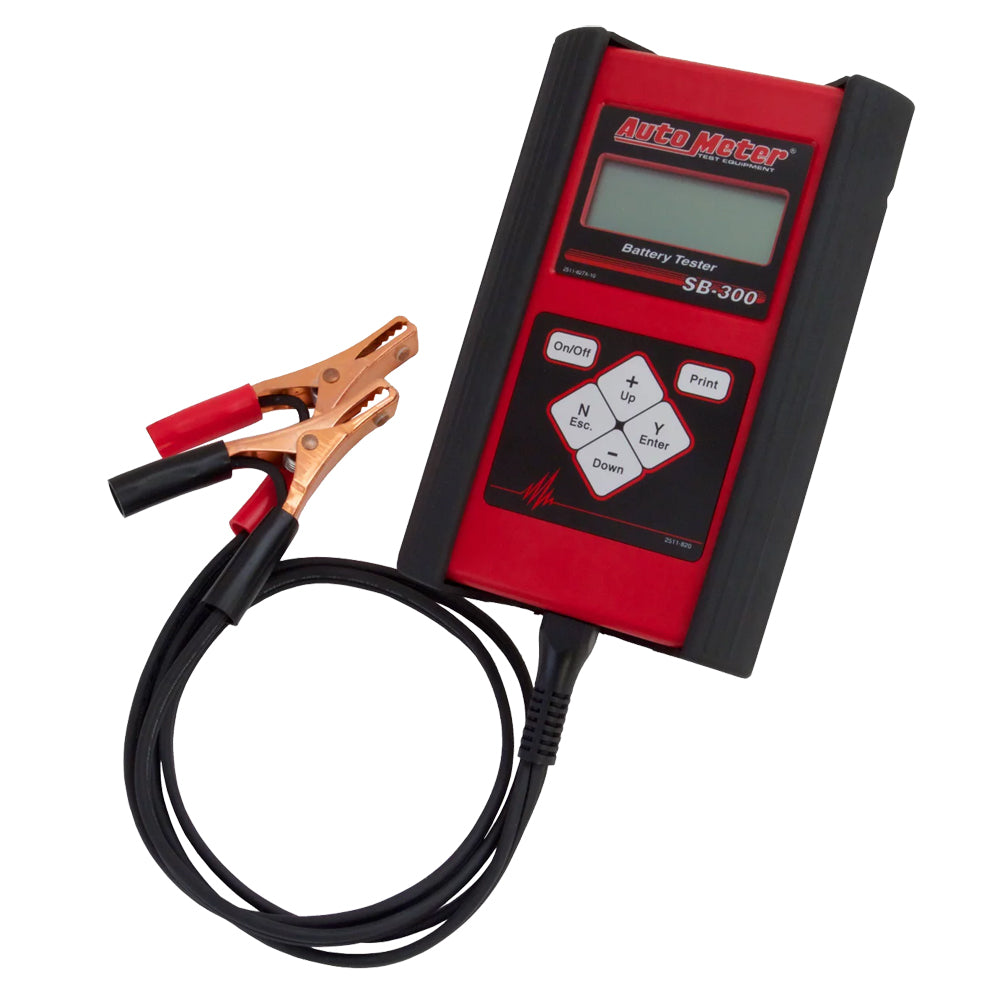 AutoMeter SB-300 Technician Grade Intelligent Hand-Held 6V/12V Battery Tester