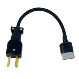 206000088 - Schauer Golf Car Charger Adapter - SB50 Gray to Crowsfoot (2 blade)