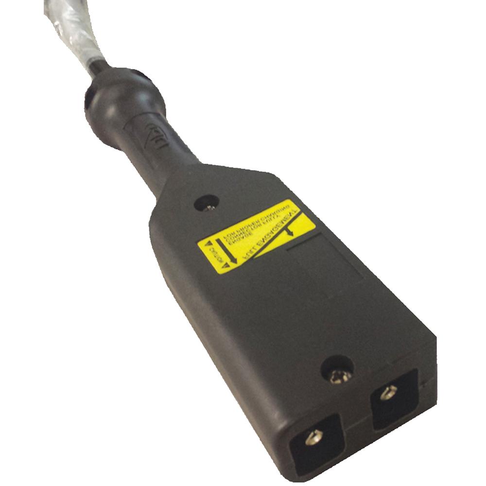 206000089 - Schauer Golf Car Charger Adapter - SB50 Gray to EZGO 36V TXT Powerwise (D shape)