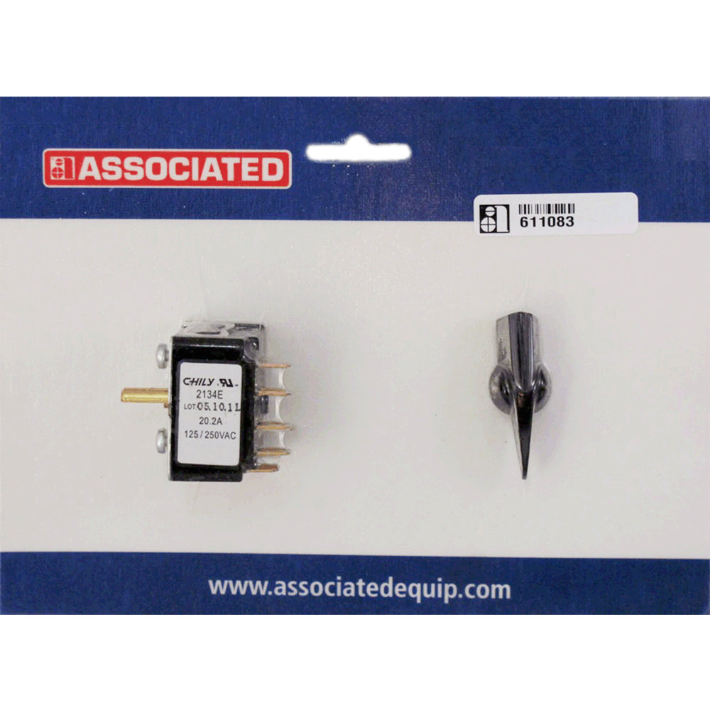 611083 - Associated Eqpt Switch, 6-Position Rotary with Knob