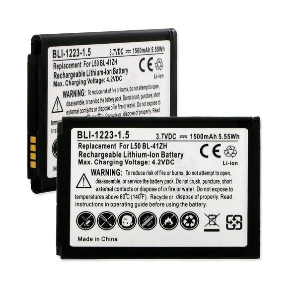 Cell Phone Battery - LG BL-41ZH 3.7V 1500mAh LI-ION BATTERY / BLI-1223-1.5 / CEL-H345