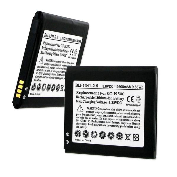 Cell Phone Battery - SAMSUNG GALAXY S 4 GT-I9500 3.8v 2600mAh LI-ION BATTERY WITH NFC / BLI-1341-2.6 / CEL-I9500NF