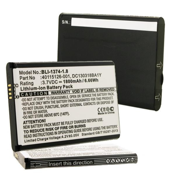 Cell Phone Battery - NOVATEL 40115126-001 3.7V 1800mAh LI-ION BATTERY / BLI-1374-1.8 / WR-MF5510