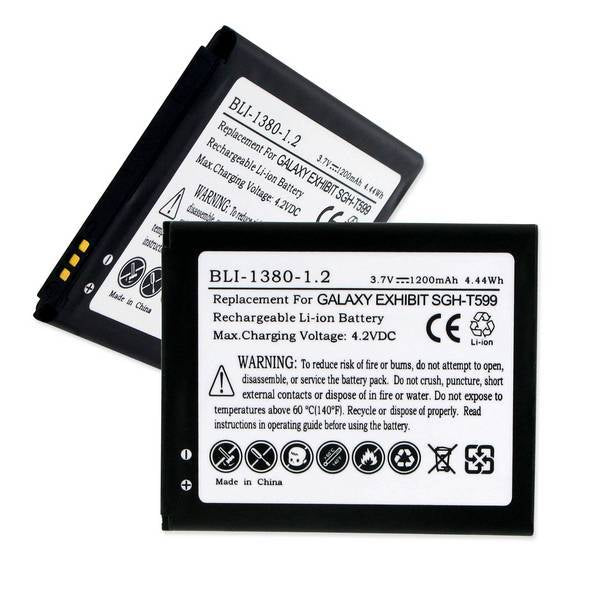 Cell Phone Battery - SAMSUNG GALAXY SGH-T599 EB425161LA 3.7V 1.2Ah LI-ION BATTERY / BLI-1380-1.2 / CEL-I8160 / LI-SCH GLXY S DUOS
