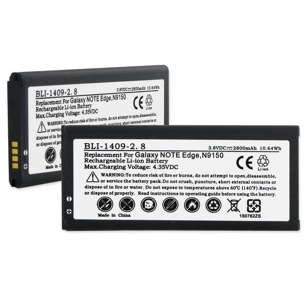 Cell Phone Battery - SAMSUNG GALAXY NOTE EDGE N9510 3.8V 2.8Ah LI-ION BATTERY W/NFC / BLI-1409-2.8 / CEL-N9150
