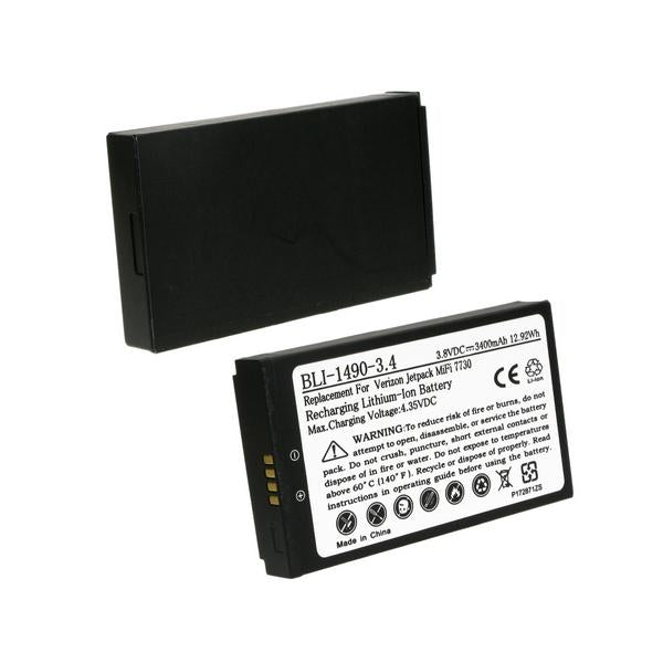 Cell Phone Battery - NOVATEL WIRELESS MIFI 7730 3.8V 3000mAh LI-ION BATTERY / BLI-1490-3.4 / WR-MF7730