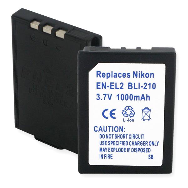 Digital Battery - NIKON EN-EL2 LI-ION 1000mAh / BLI-210 / CAM-776