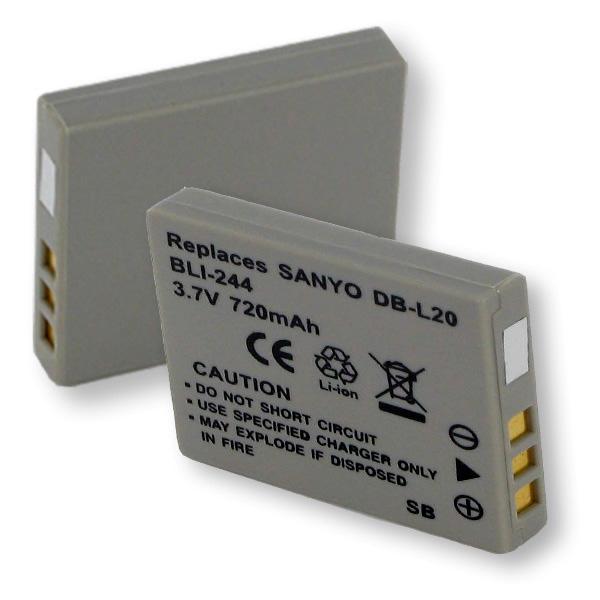 Digital Battery - SANYO SL20 LI-ION 720mAh / BLI-244 / CAM-DBL20
