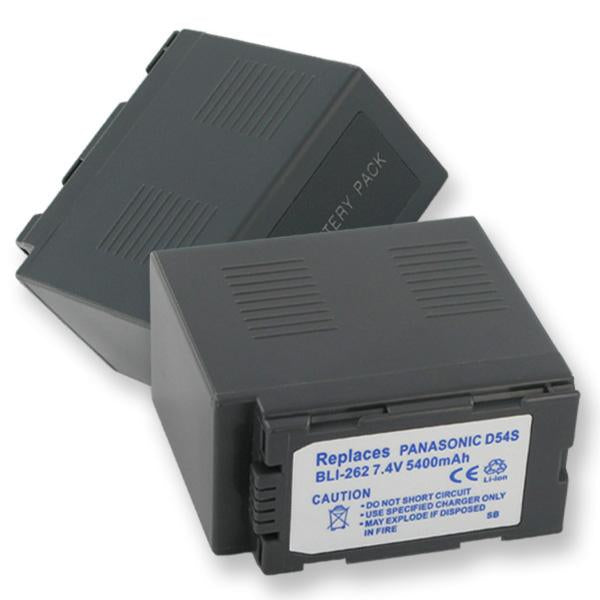 Video Battery - PANASONIC CGA-D54 LI-ION 5.4Ah / BLI-262 / CAM-D54