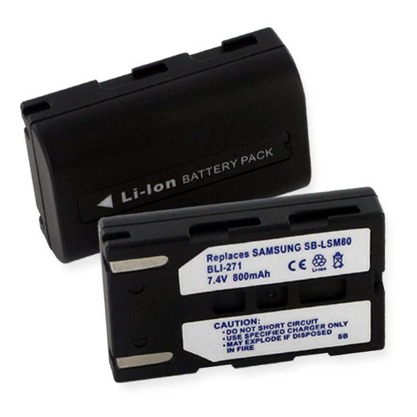 Video Battery - SAMSUNG SB-LS80 LI-ION 800mAh / BLI-271 / CAM-SBLSM80