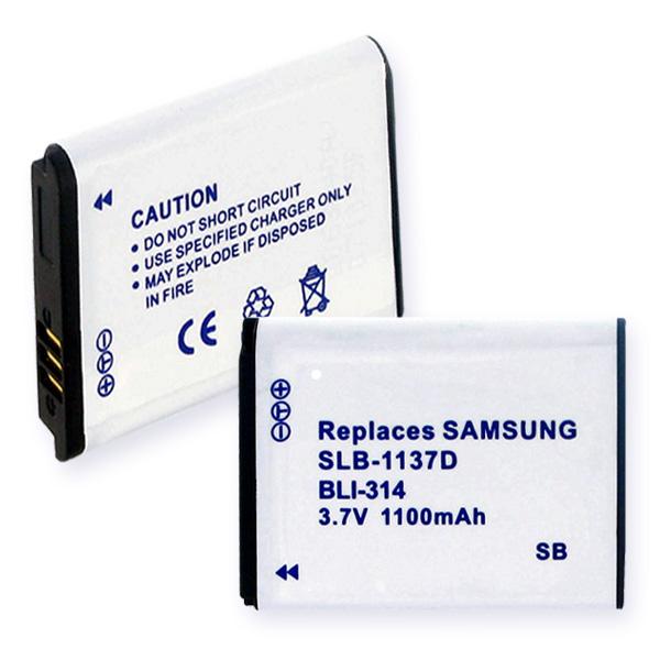 Video Battery - SAMSUNG SLB-1137D LI-ION 1000mAh / BLI-314 / CAM-SLB1137D