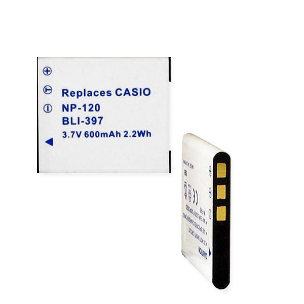 Digital Battery - CASIO NP-120 3.7V 600MAH / BLI-397 / CAM-NP120C