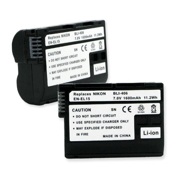 Digital Battery - NIKON EN-EL15 7.0V 1600MAH / BLI-406 / CAM-ENEL15