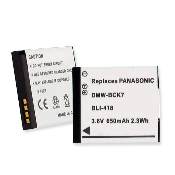 Digital Battery - PANASONIC DMW-BCK7 3.6V 650MAH / BLI-418 / CAM-BCK7