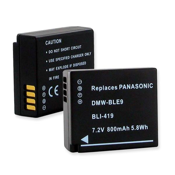 Digital Battery - PANASONIC DMW-BLE9 7.2V 800MAH / BLI-419 / CAM-BLE9