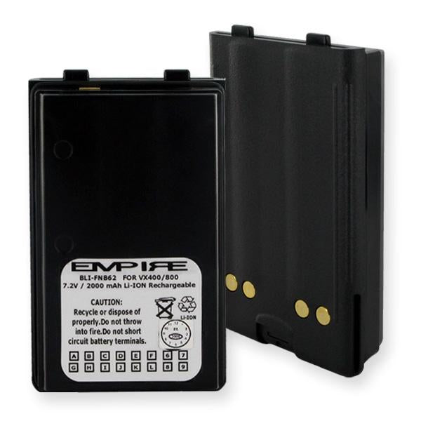 Two-Way Radio Battery - YAESU/VERTEX FNB-V62 LI-ION 2000mAh
