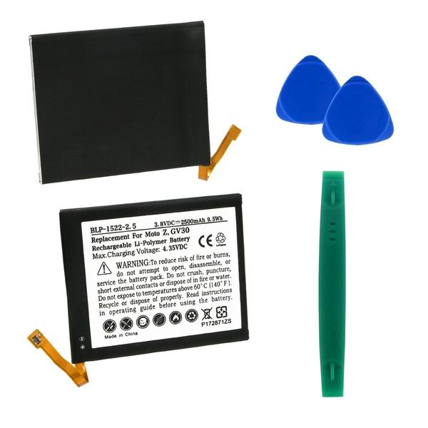 Cell Phone Battery (Embedded) - MOTOROLA MOTO Z GV30 3.8V 2500mAh LI-POL BATTERY (T) / BLP-1522-2.5 / CEL-GV30