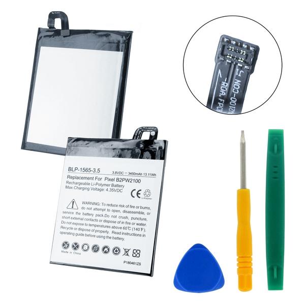Cell Phone Battery (Embedded) - GOOGLE PIXEL XL 35H00263-00M 3.8V 3450mAh BATTERY (T) / BLP-1565-3.5 / CEL-PXXL