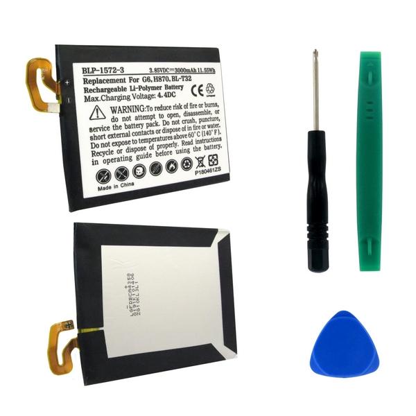 Cell Phone Battery (Embedded) - LG G6 H870 BL-T32 3.8V 3000mAh LI-POL BATTERY (T) / BLP-1572-3 / CEL-V30
