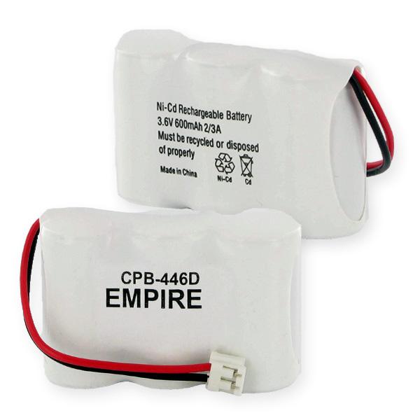 Cordless Phone Battery - 1X3-2/3AF NCAD 600mAh/D CONNECTOR / CPB-446D / BATT-5922