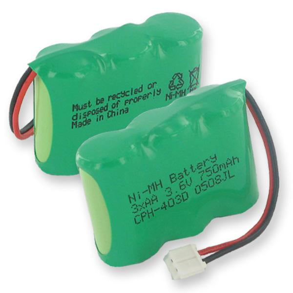 Cordless Phone Battery - 3X2/3AA NiMH 750mAh/D CONNECTOR / CPH-403D / 3-1/2AA-ANMH