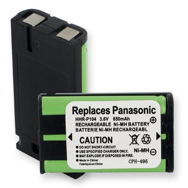 Cordless Phone Battery - PANASONIC HHR-P104 NiMH 850mAh / CPH-496 / BATT-104