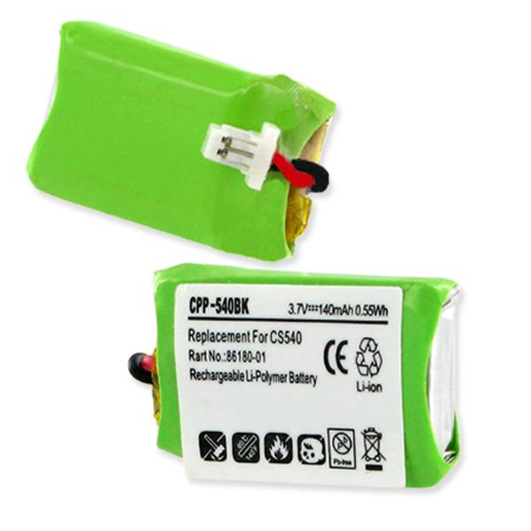Cell Phone Battery - PLANTRONICS CS540 86180-01 3.7V 140mAh LI-POL BATTERY / CPP-540 / BATT-CS540
