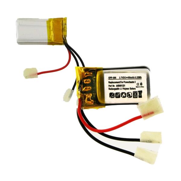 Cordless Phone Battery - BEATS POWERBEATS 2 WIRELESS 3.7V 90mAh LI-POL BATTERY / CPP-566 / HS-PB2WL