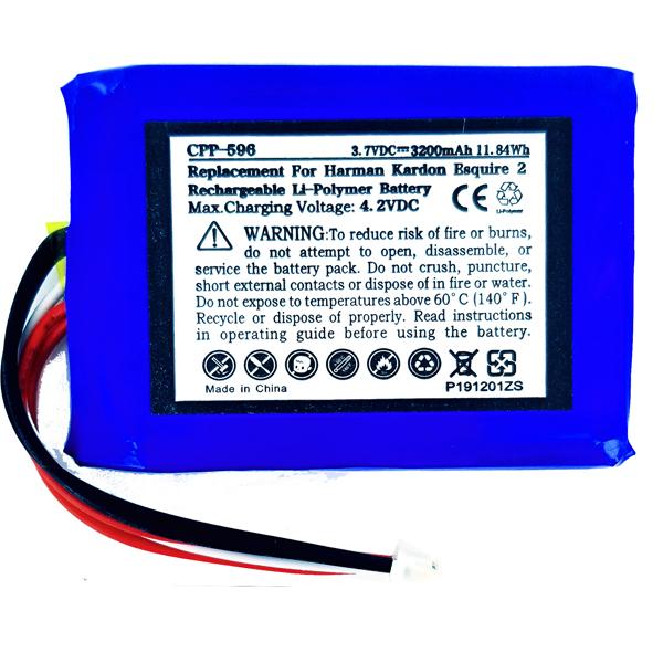 Cordless Phone Battery - HARMAN KARDON ESQUIRE 2 3.7V 3200mAh LI-POL BATTERY