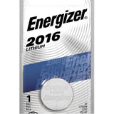 Energizer 2016 Lithium Coin Cell, 3V - 1 per card