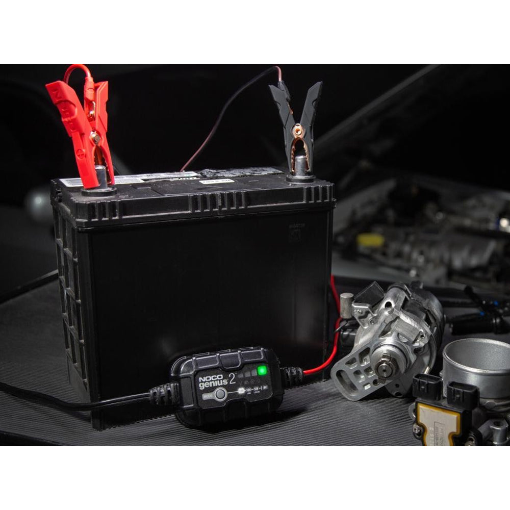 NOCO GENIUS2 2-Amp Battery Charger, Battery Maintainer, and Battery Desulfator