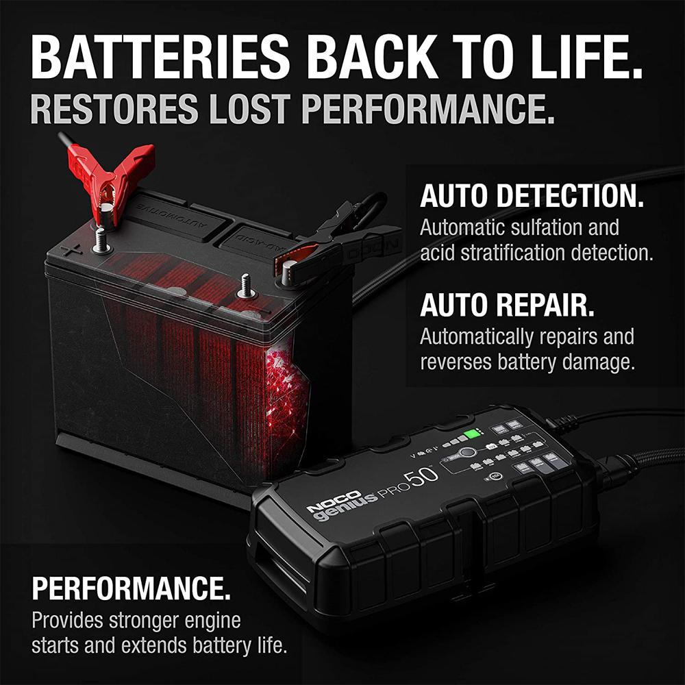 NOCO GENIUSPRO25 6/12/24V 25A Battery Charger & Maintainer