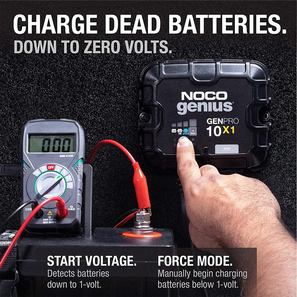 NOCO GENPRO10X1 1-Bank, 10-Amp On-Board Battery Charger & Maintainer